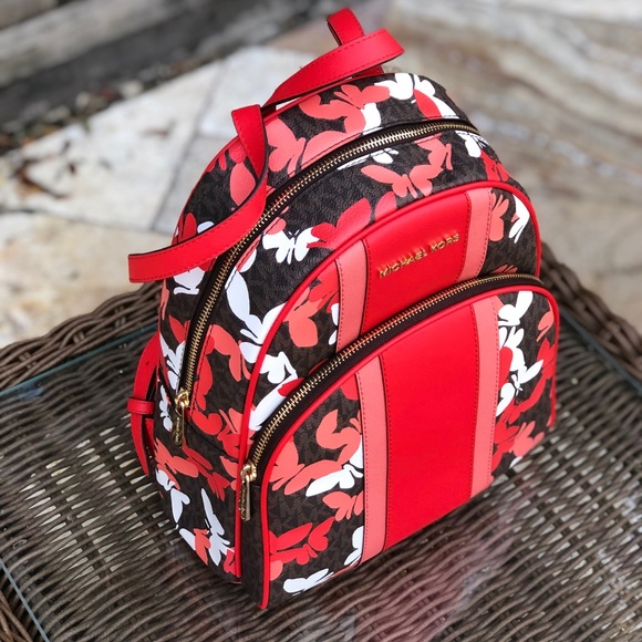 Michael Kors medium butterflies Abbey Backpack - Picture 6 of 7